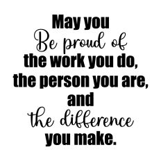 The Work You Do