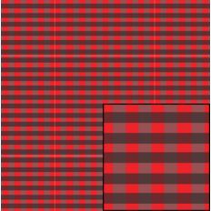 Digital Pattern Paper - Plaid Red and Black