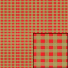 Digital Pattern Paper - Plaid Red and Green