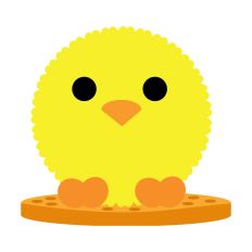 Baby Chick On A Crackers