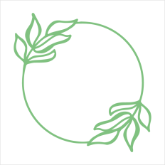 Modern Leaf Wreath Cut File