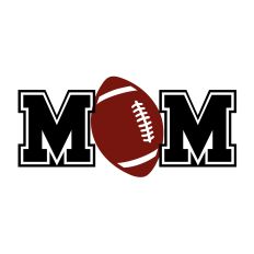 Football Mom SVG Quote