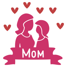 Mom and Daughter Banner
