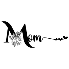 Floral Mom – Elegant Mother's Day SVG