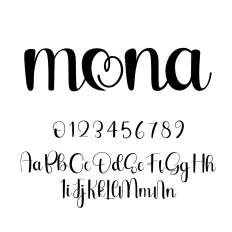 Mona Handwritten Font