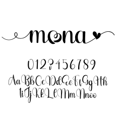 Mona Handwritten Font