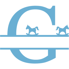 monogram G horse