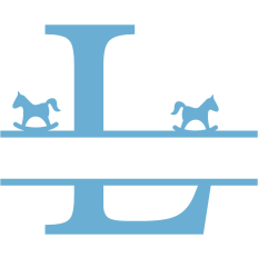 monogram L horse