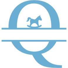 monogram Q horse