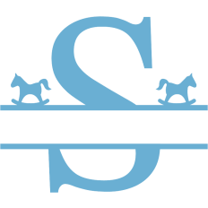 monogram S horse