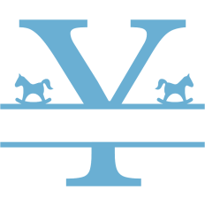 monogram Y horse