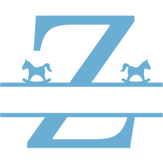monogram Z horse