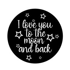 i love you to the moon and back svg cut file