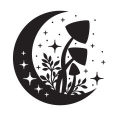 Moon and Mushrooms
