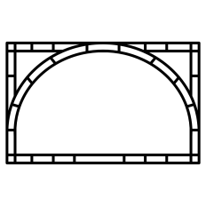 Arch Frame Border