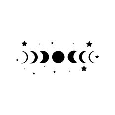 Moon Phases with Stars 4