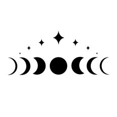 Moon Phases with Stars 6