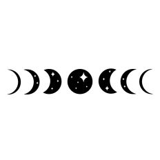 Moon Phases with Stars 7
