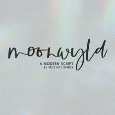 Moonwyld Script Font