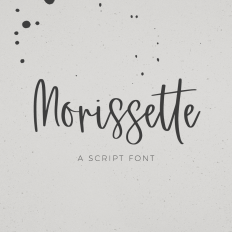 Morissette Script Font