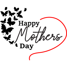 Mothers Day, Mother, Heart, Butterfly