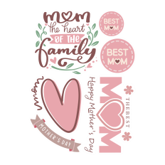 Mother's Day Sticker Bundle | Cute & Heartfelt Mom Stickers
