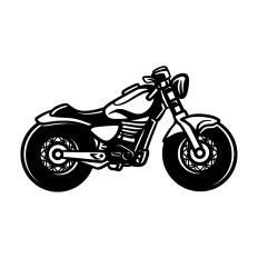 US Motorcycle, Bike, Silhouette Svg cut file