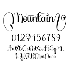 Mountain Font