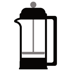 Layered French Coffee Press