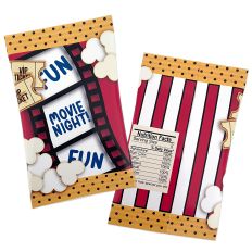 Movie Night Popcorn Chip Bag