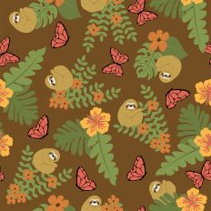 Sloths and Butterflies in Brown