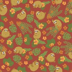 Sloths in the Jungle-Coral