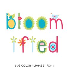 MTF Bloomified SVG Color Font