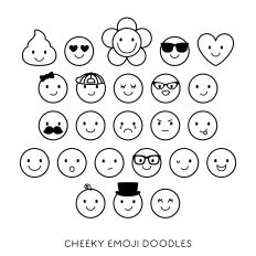 MTF Cheeky Emoji Doodles