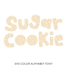 MTF Sugar Cookie SVG Color Font