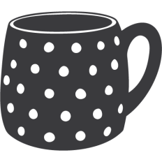 Mug with Polka Dots