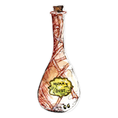 Mummy Dust Potion Bottle