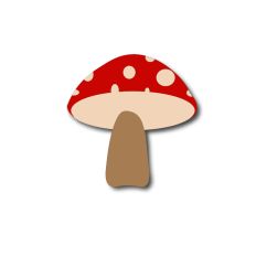 Adorable Mushroom SVG Cut File