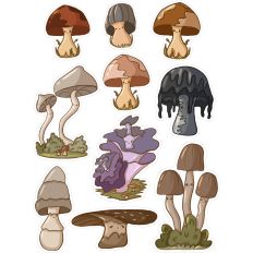 Mushroom Sticker Sheet