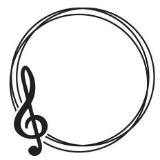 Treble Clef frame