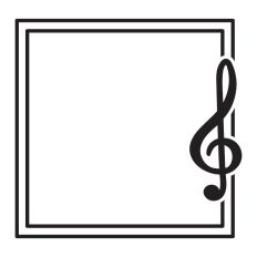 Music square frame