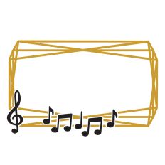 Rectangle music frame