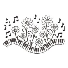 Flowers and music