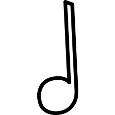 Music Note Outline