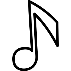 Music Note Outline