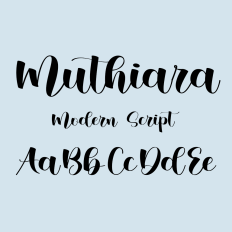 Muthiara Font