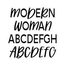 BFC Modern Woman Mixed Style Font