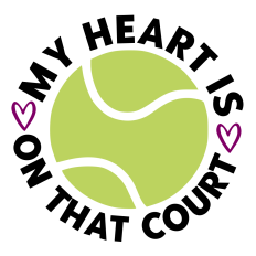 Tennis My Heart on Court