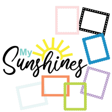 YOU ARE MY Sunshines Scrapbook Page with Frames