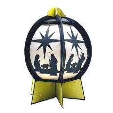 Nativity 3D Snow Globe Lantern